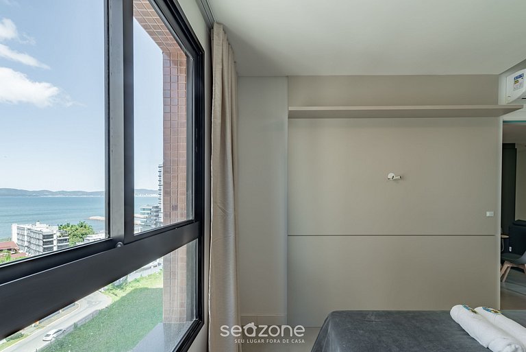 Apto 2Q c/ piscina vista mar 280m da praia MHF0902