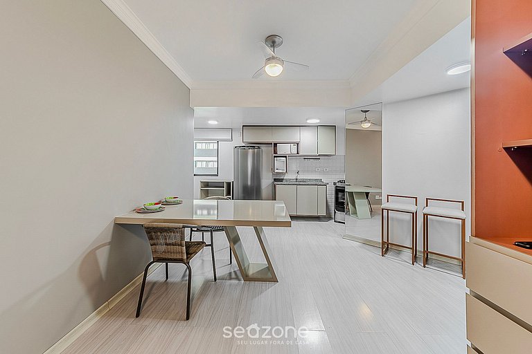 Studio práctico en condominio frente mar ETE0308