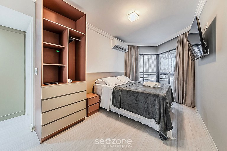 Studio prático em condomínio beira-mar ETE0308