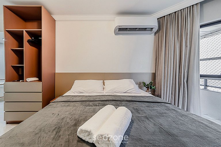 Studio práctico en condominio frente mar ETE0308