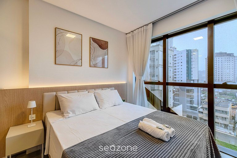 Studio vista mar c/ Piscina 280m da praia MHFA0605