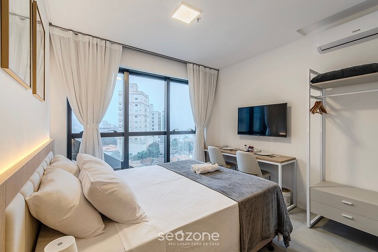 Estudio vista mar c/ piscina 280m playa MHFA0605