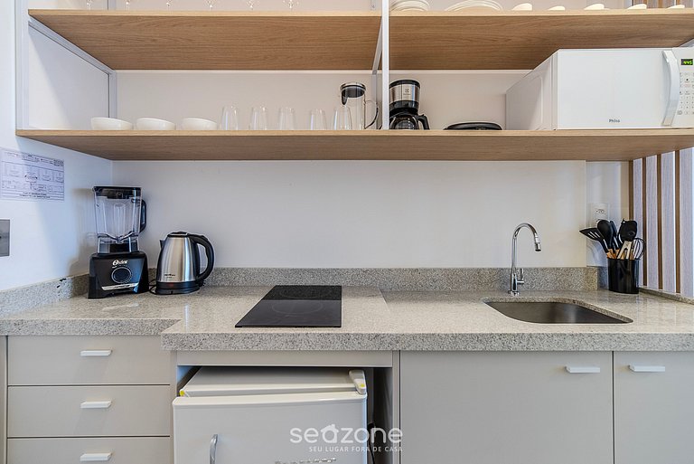 Estudio vista mar c/ piscina 280m playa MHFA0605