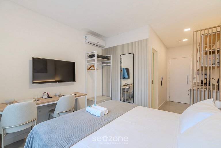 Estudio vista mar c/ piscina 280m playa MHFA0605