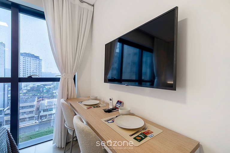 Studio vista mar c/ Piscina 280m da praia MHFA0605