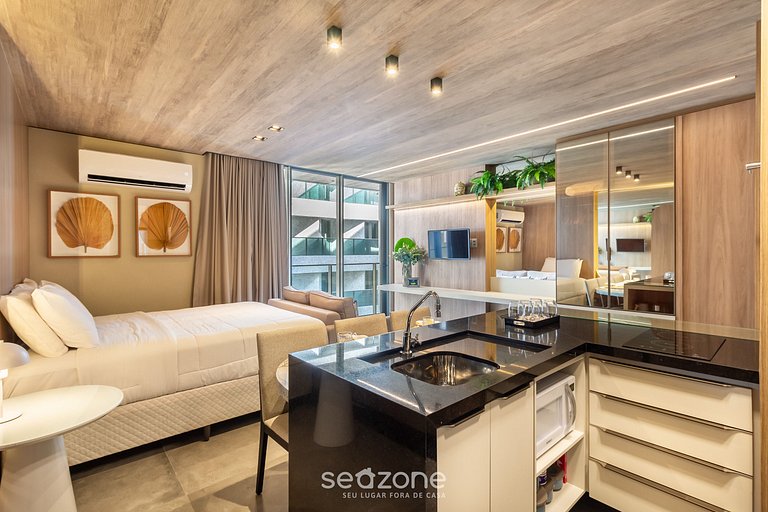 Estudio Moderno c/ Vista Lateral al Mar - NWT1203