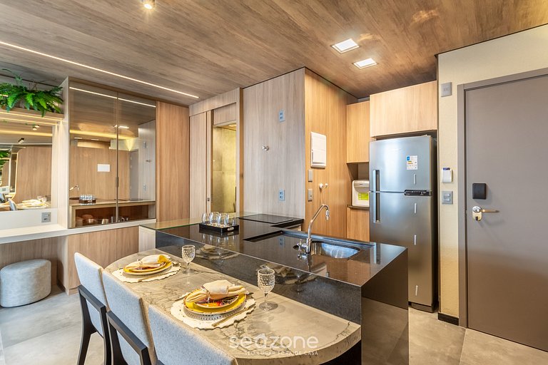 Estudio Moderno c/ Vista Lateral al Mar - NWT1203