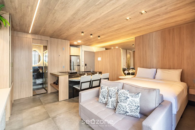 Estudio Moderno c/ Vista Lateral al Mar - NWT1203