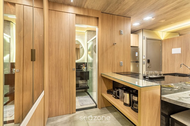 Estudio Moderno c/ Vista Lateral al Mar - NWT1203