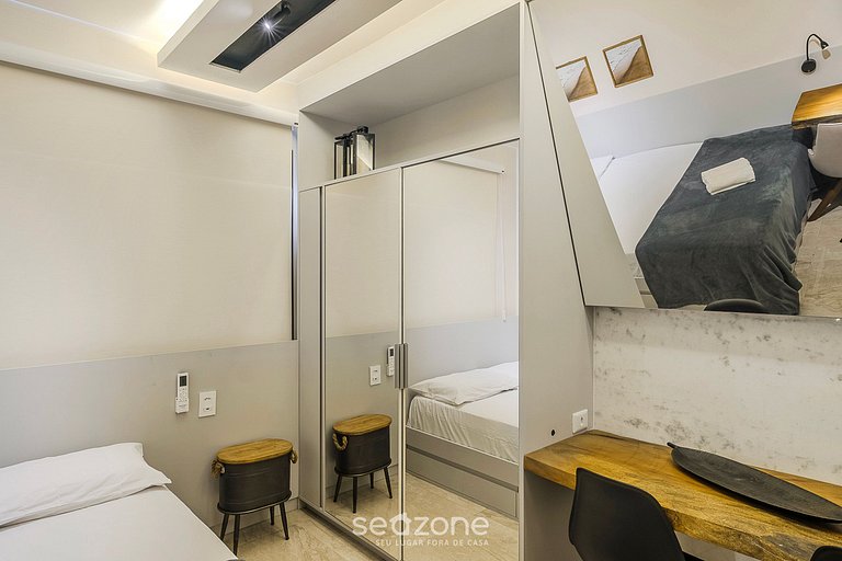 Estudio con piscina 300m Praia Salvador SOA0205