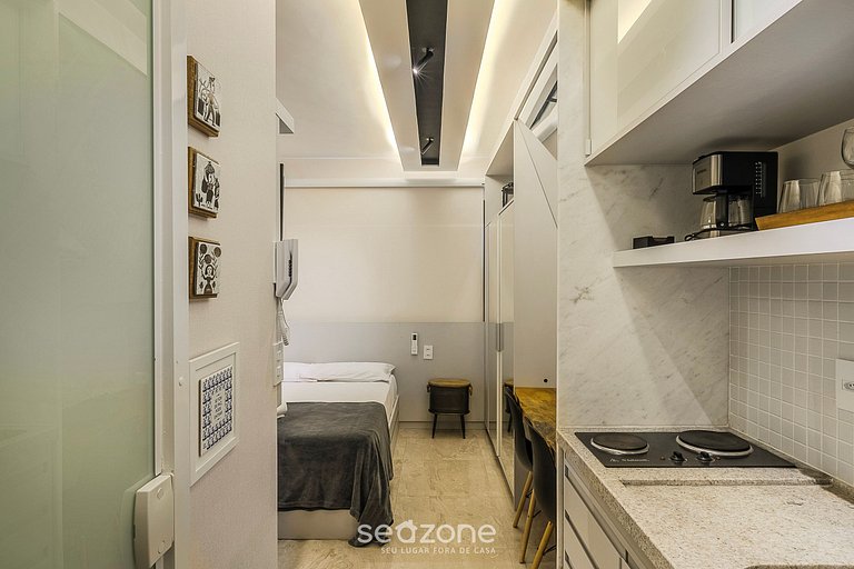 Stúdio c/ Piscina 300m Praia Salvador SOA0205