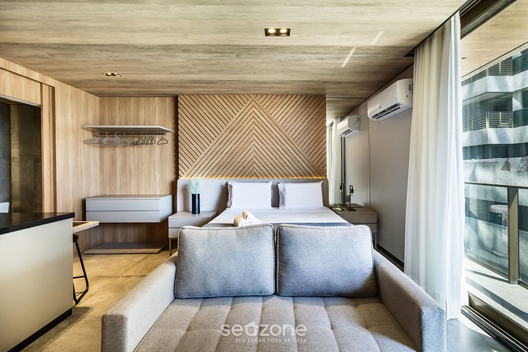 Estudio Moderno c/ Vista Lateral al Mar - NWT0308