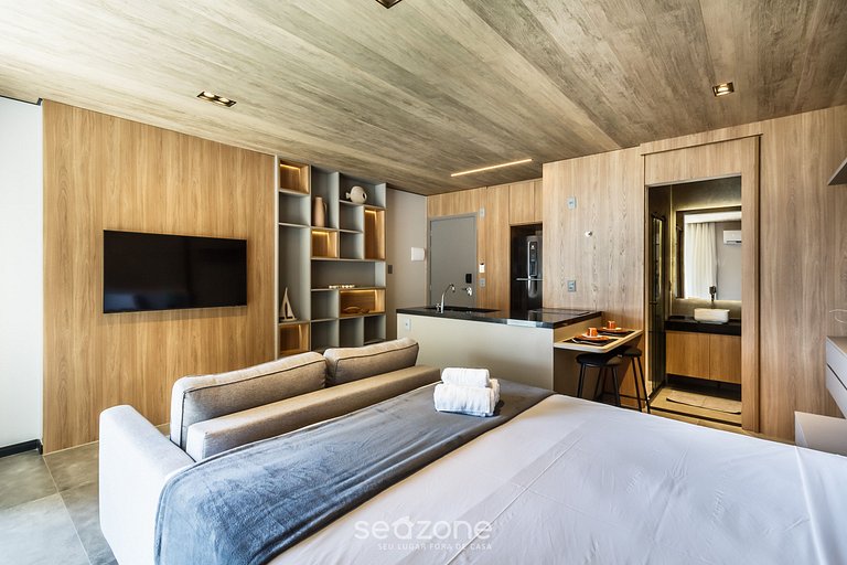 Estúdio Moderno c/ Vista Mar Lateral - NWT0308