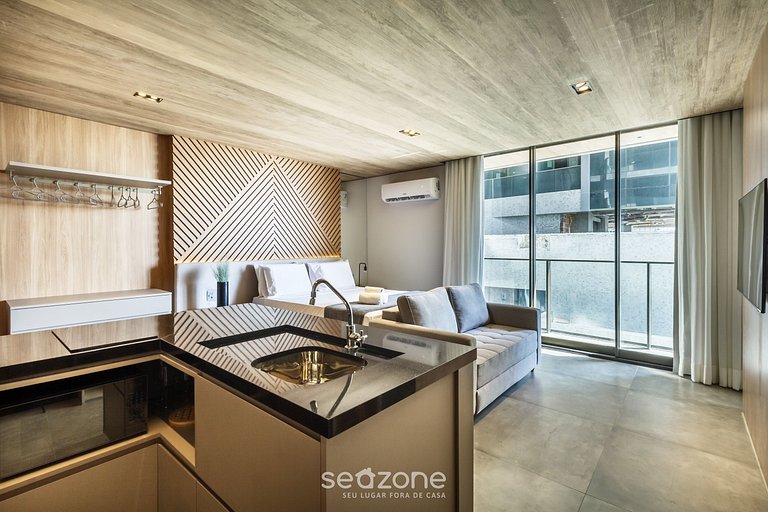 Estudio Moderno c/ Vista Lateral al Mar - NWT0308