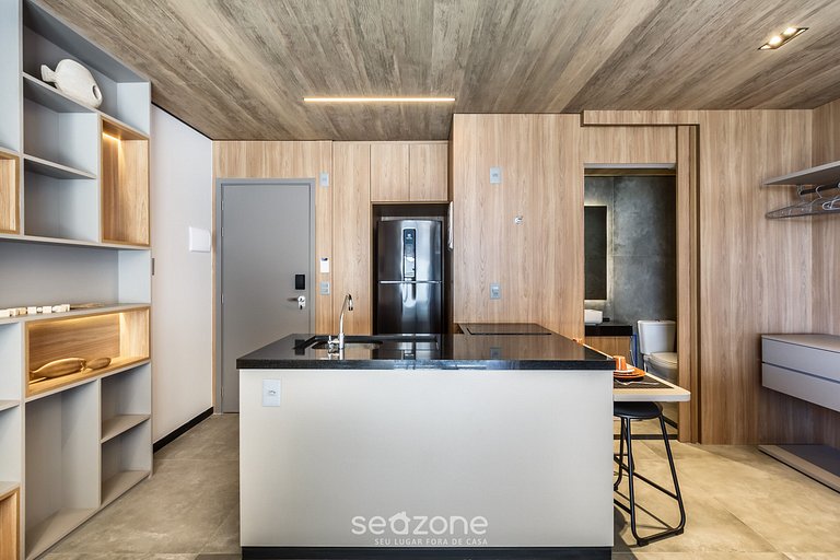 Estudio Moderno c/ Vista Lateral al Mar - NWT0308