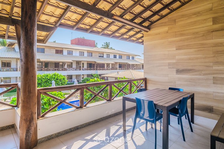 Apto en condominio junto al mar Camaçari-BA IAB109