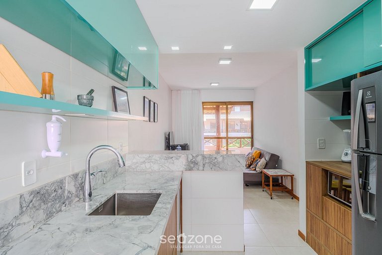 Apto en condominio junto al mar Camaçari-BA IAB109