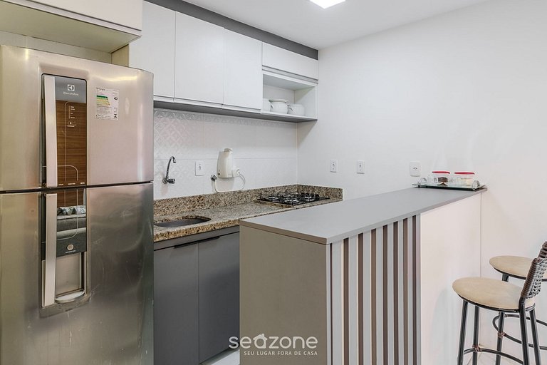 Apto equipado en cond. c piscina Imbassaí ITFA039