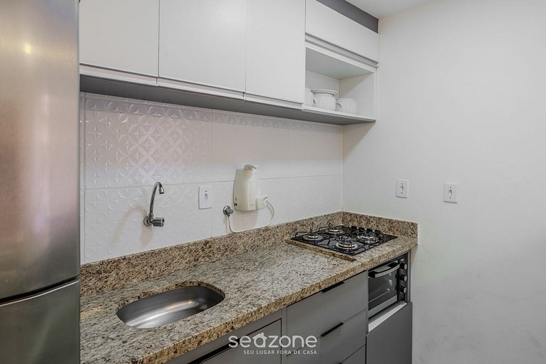 Apto equipado en cond. c piscina Imbassaí ITFA039