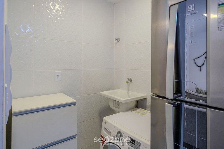 Apto equipado en cond. c piscina Imbassaí ITFA039