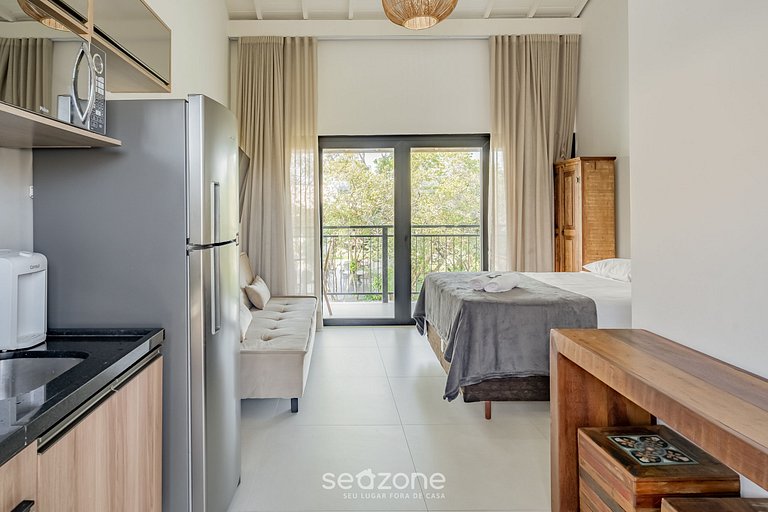 Hermoso estudio decorado en Açu da Torre VLP0222