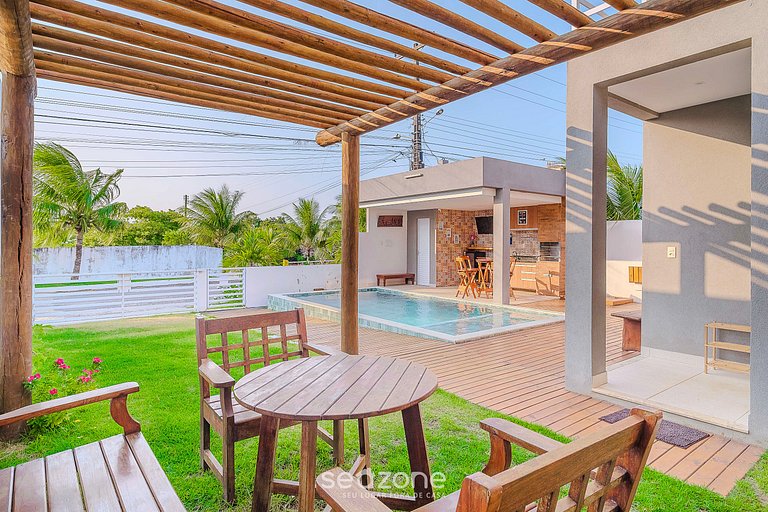 Casa dúplex con piscina Camaçari-BA PED0611