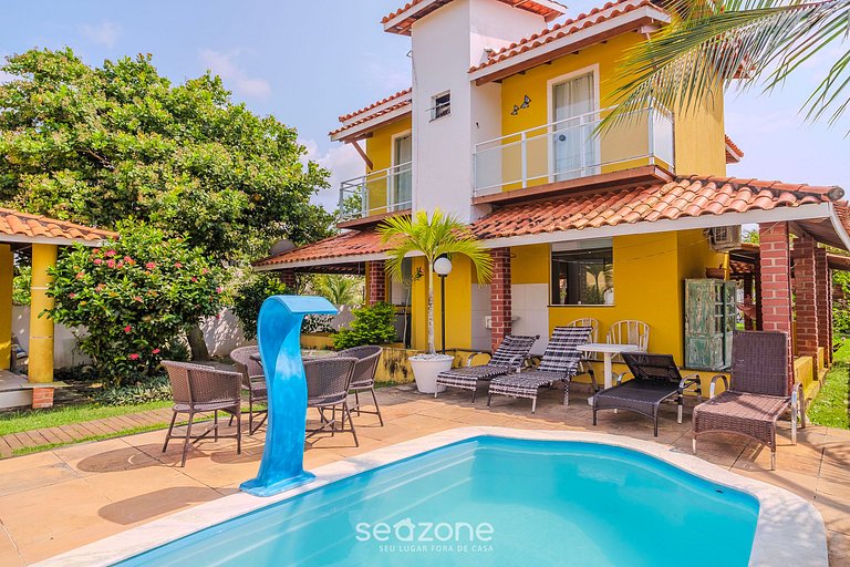 Casa com piscina e churrasqueira PDA0736