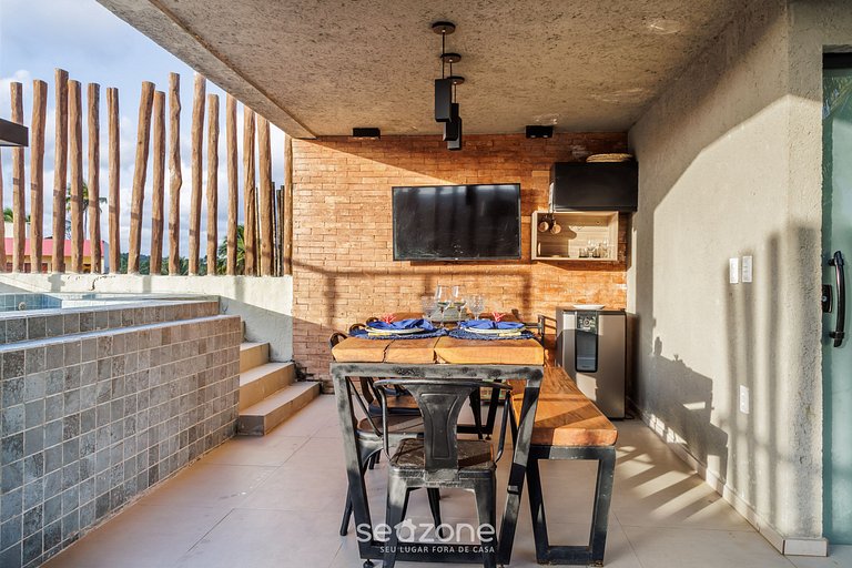 Casa elegante con vistas y barbacoa LBH104