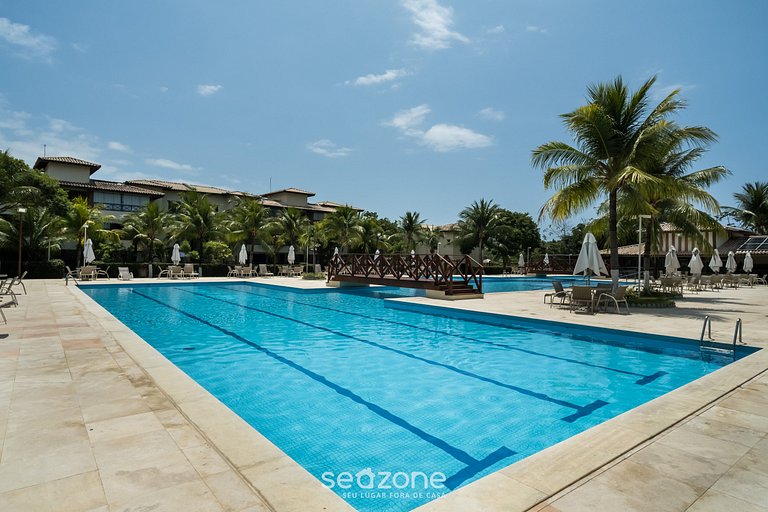 Apto cómodo con piscina en Guarajuba GCH0201.