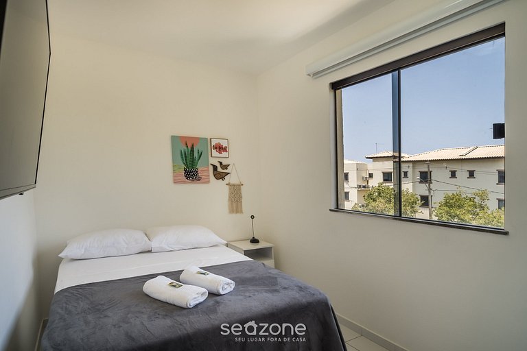 Apto confortável com piscina em Guarajuba GCH0201