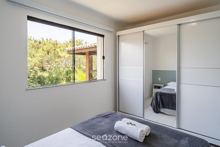 Apto cómodo con piscina en Guarajuba GCH0201.