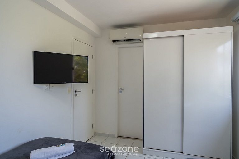 Apto confortável com piscina em Guarajuba GCH0201