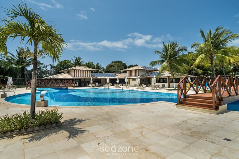 Apto cómodo con piscina en Guarajuba GCH0201.