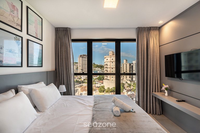 Depto vista mar c/ piscina 280m playa MHF0807