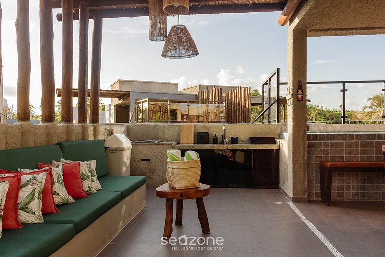 Casa elegante com vista e churrasqueira LBH104