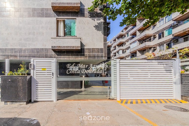 Apto confortável a 50m da Praia do Forte MZD0308