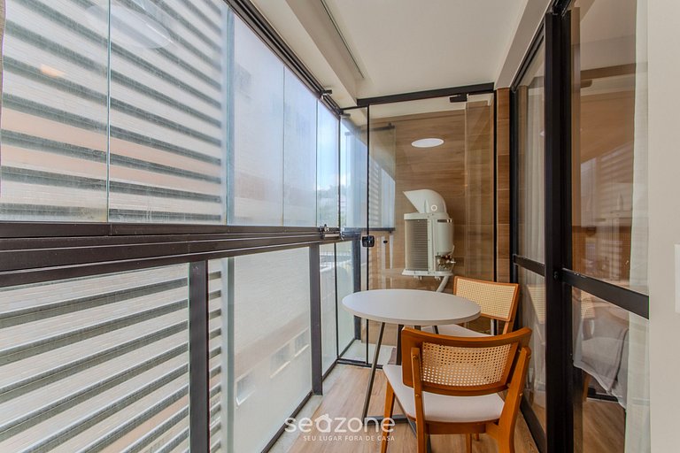 Apt 1 Qto a 200m da praia! HBA0309