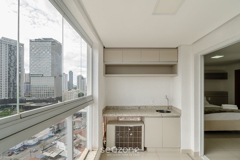 Estudio en cond. c/ piscina y gimnasio - LHG1603