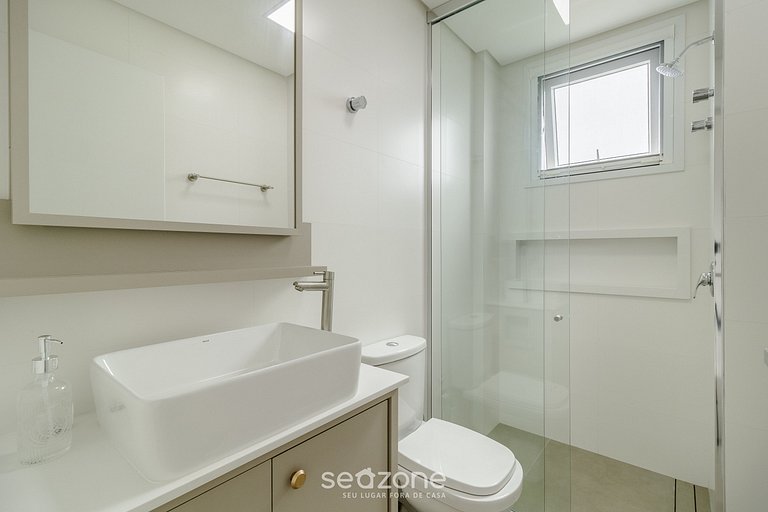 Apartamento Moderno Vista Lago em Jurerê VLO0414