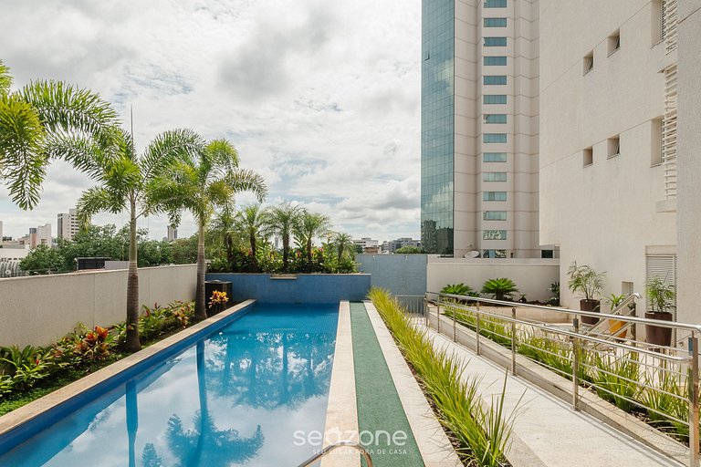 Estudio en cond. c/ piscina y gimnasio - LHG1603