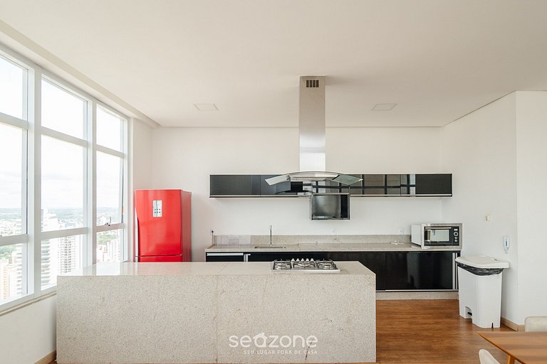 Studio em cond. com piscina e academia - LHG1603