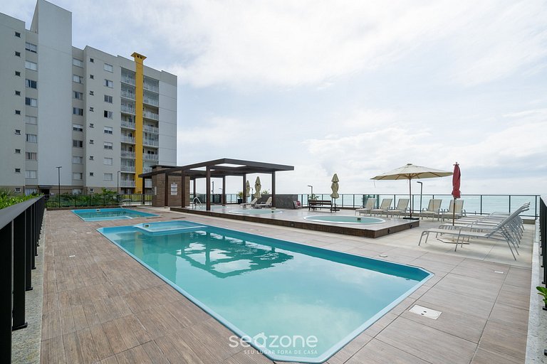 Ap Vista Mar cond frente playa c/piscina VAC0704