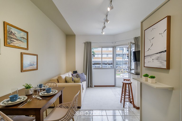 Apto c/ churrasqueira a 600m da Praia CIE0101