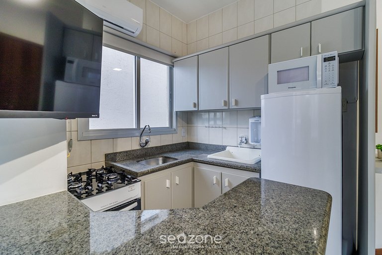 Apto c/ churrasqueira a 600m da Praia CIE0101