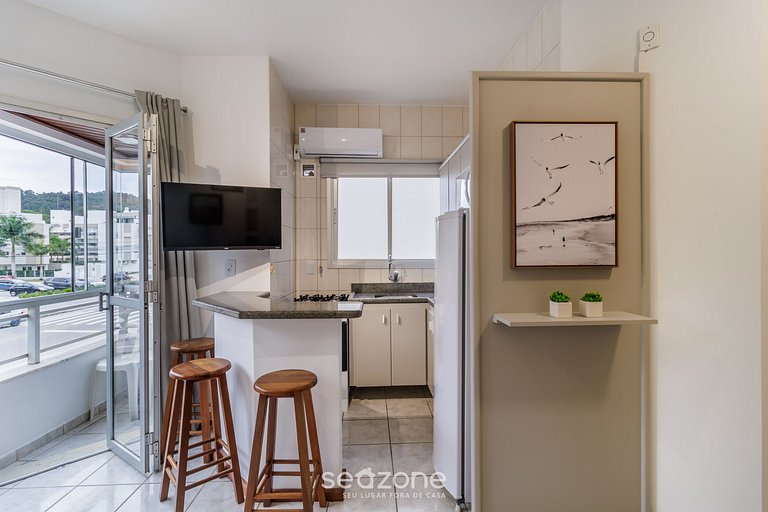 Apto c/ churrasqueira a 600m da Praia CIE0101