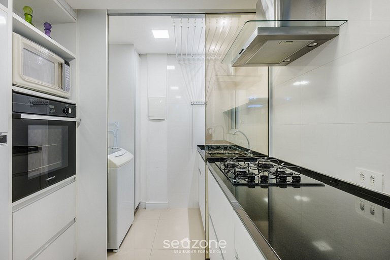 Apt beira-mar centro próx. restaurantes IPT0141