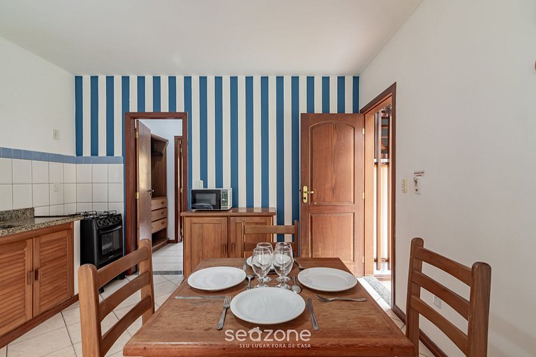 Apart Confortável | Cond. Frente Mar JSO0007