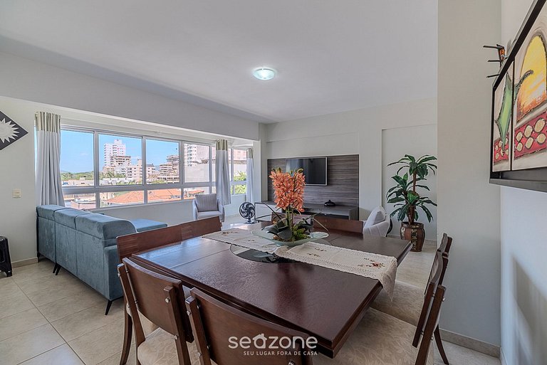 Apto Charmoso a 550m da Praia Perequê - RNE0301