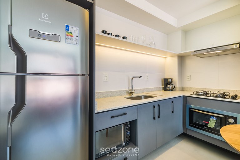 Estudio Moderno a 900m del Beira-mar Norte LGD0205