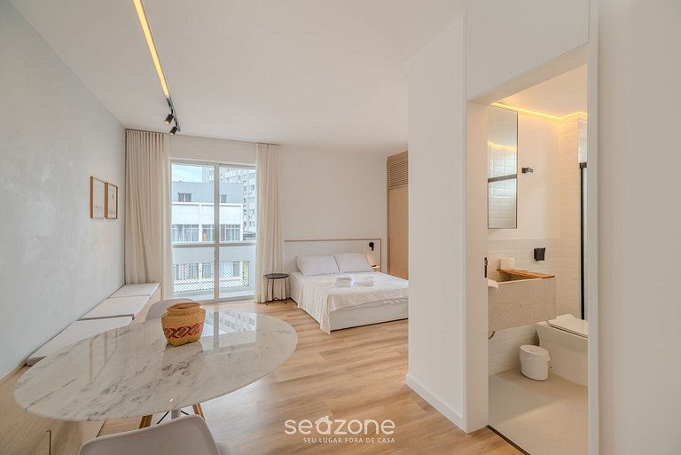 Studio Charmoso Próx ao Beira-mar Norte - EVA0301